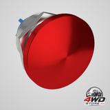 22mm mushroom head momentary push button switch, IP65 waterproof, 12V-250V, red