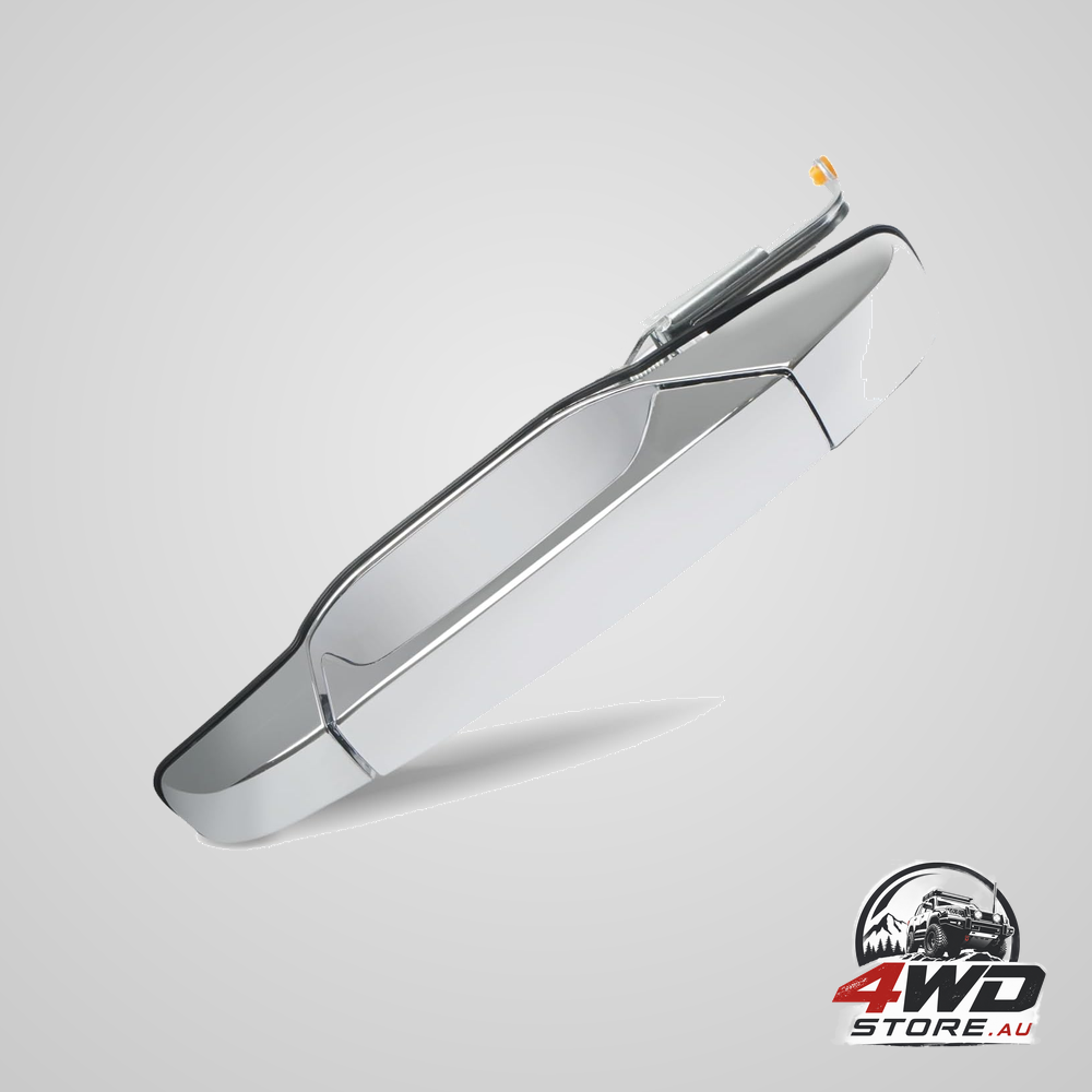 Rear left chrome exterior door handle for 2007-2014 Chevy Silverado, GMC Sierra, Cadillac