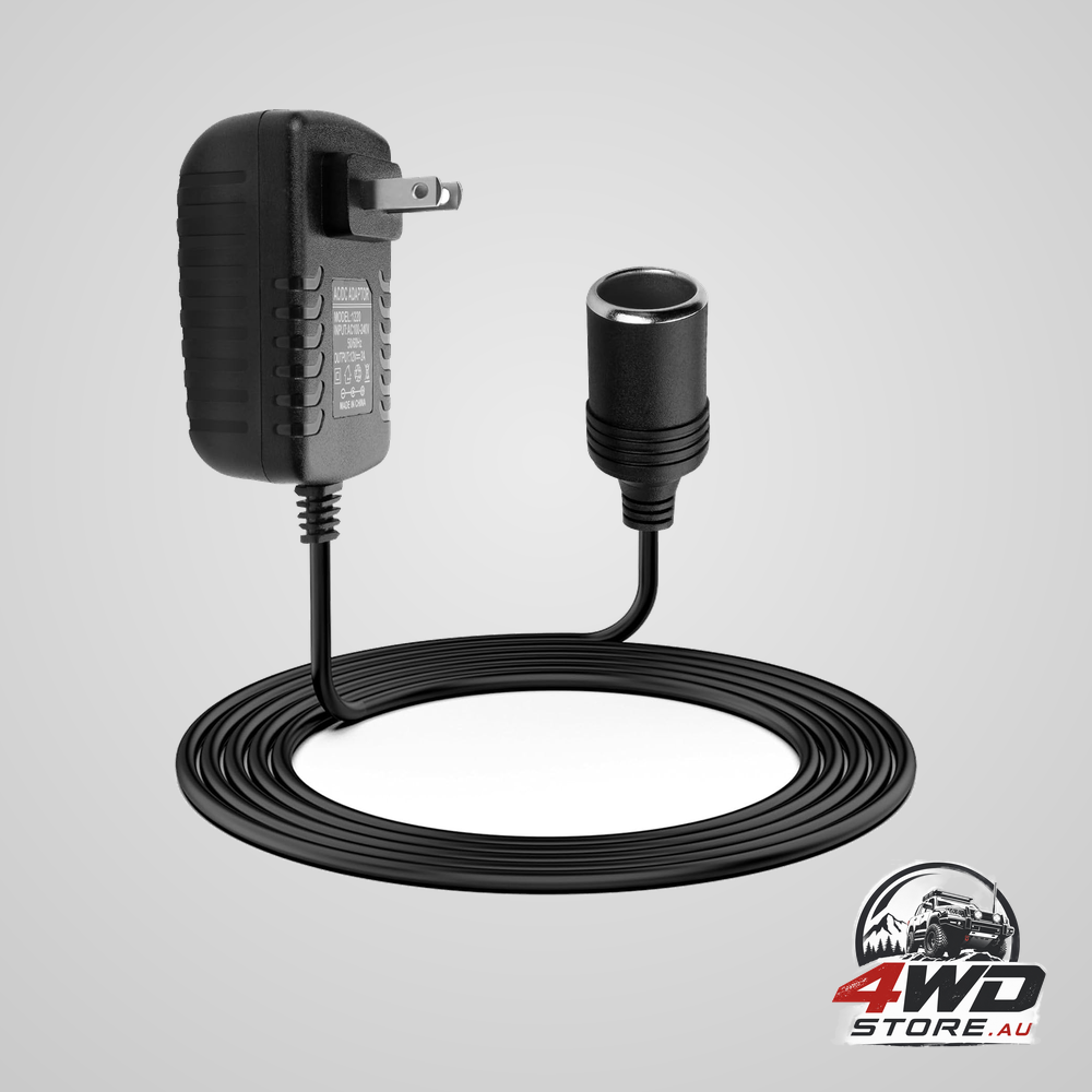 AC to DC converter, 2A 24W car cigarette lighter socket adapter, 110-240V to 12V