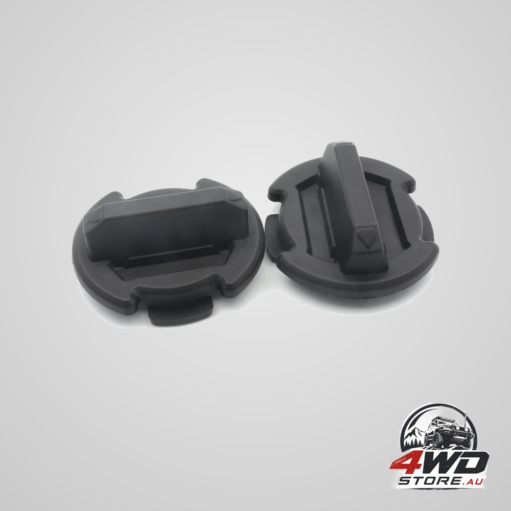 Floor drain plugs for Polaris General and RZR XP 1000, twist drain plug, 2 pack, replaces 8414694