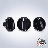 3 pack Tundra AC knobs for 2000-2006 Toyota Tundra heater controls, replaces 55905-0C010