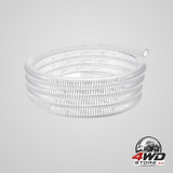 Wire reinforced hose, 1 inch ID 10ft clear high pressure suction line, PVC tubing