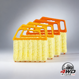 4 pack lamella cleaner, dust-free yellow and orange blade cleaning tool