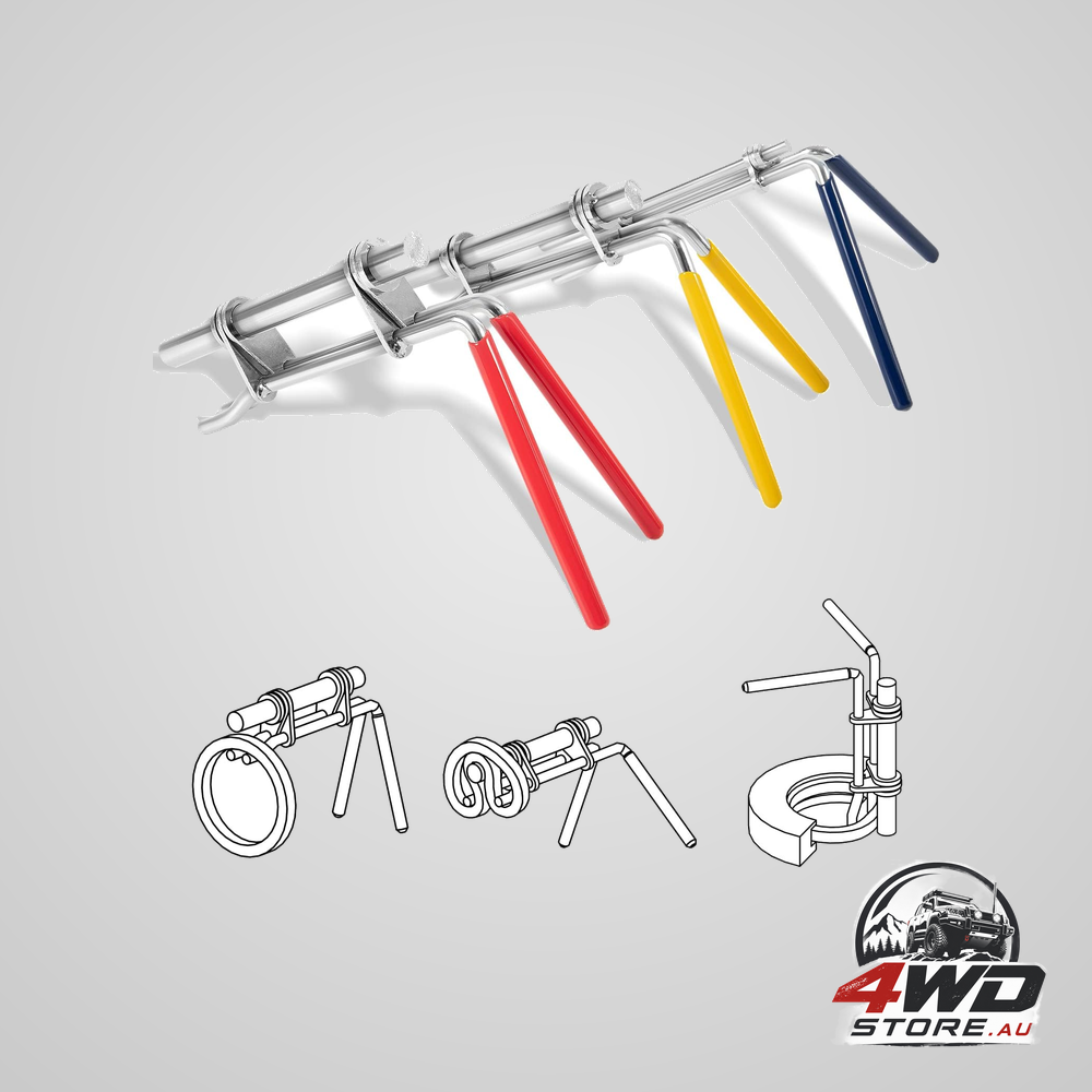 3 pack hydraulic seal installation tools, cylinder piston repair U-cup rod seal kit