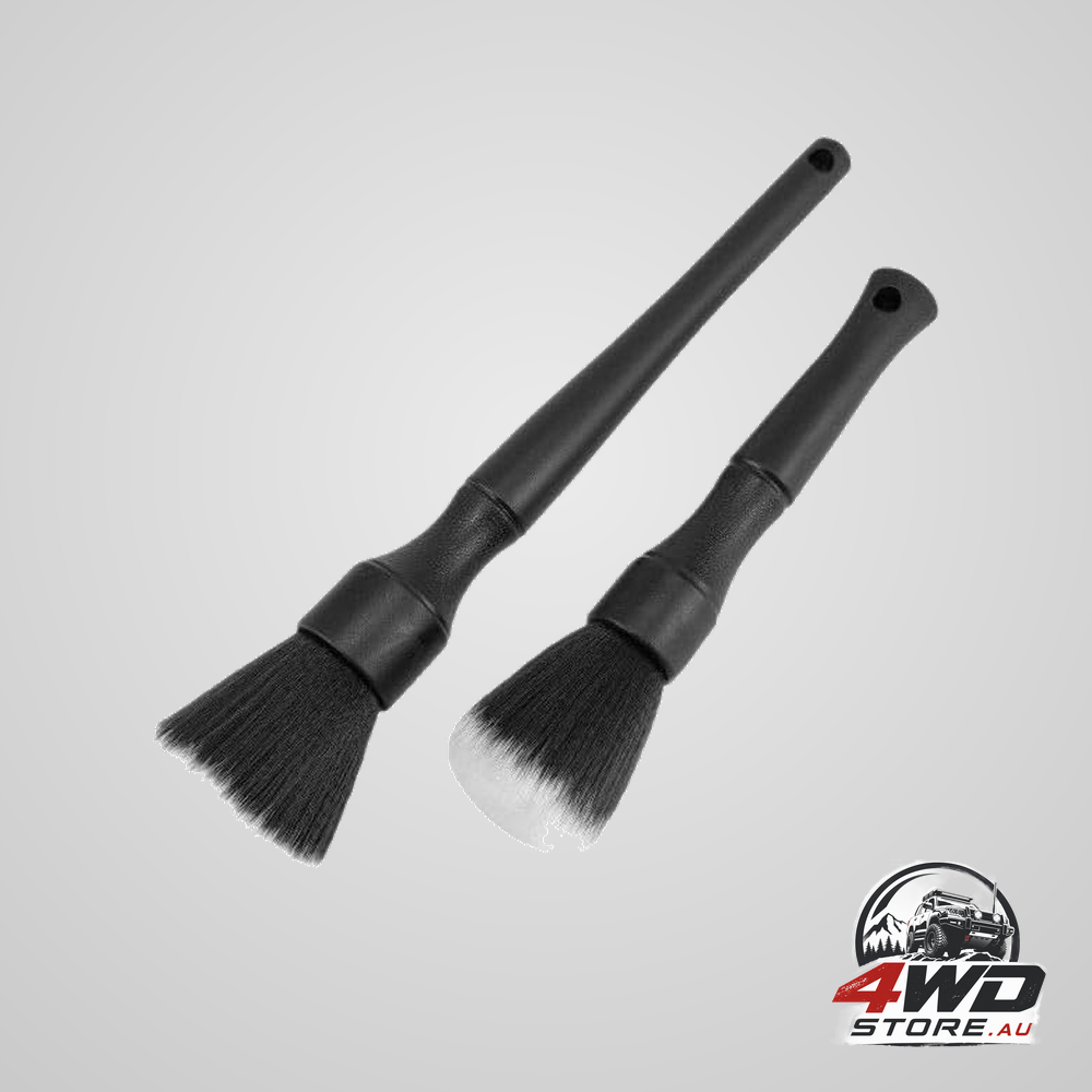 Auto detailing brush set, 2 pack soft interior brush for dashboard and vents, scratch-free