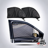 Car sunshade mosquito net, attaches over door, fits most cars, 2 pack