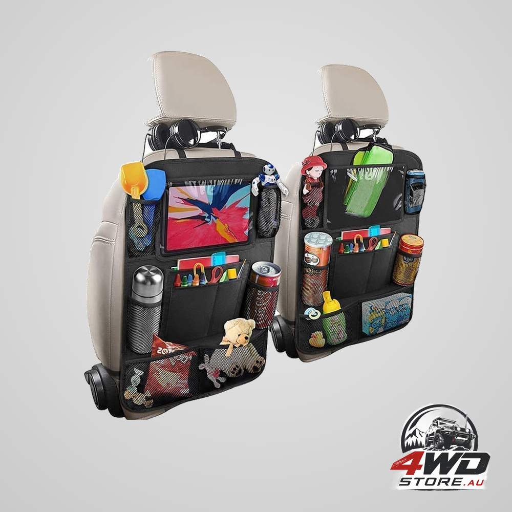 Universal car back seat tablet holder, 41x61cm, fits all brands, 2 pack