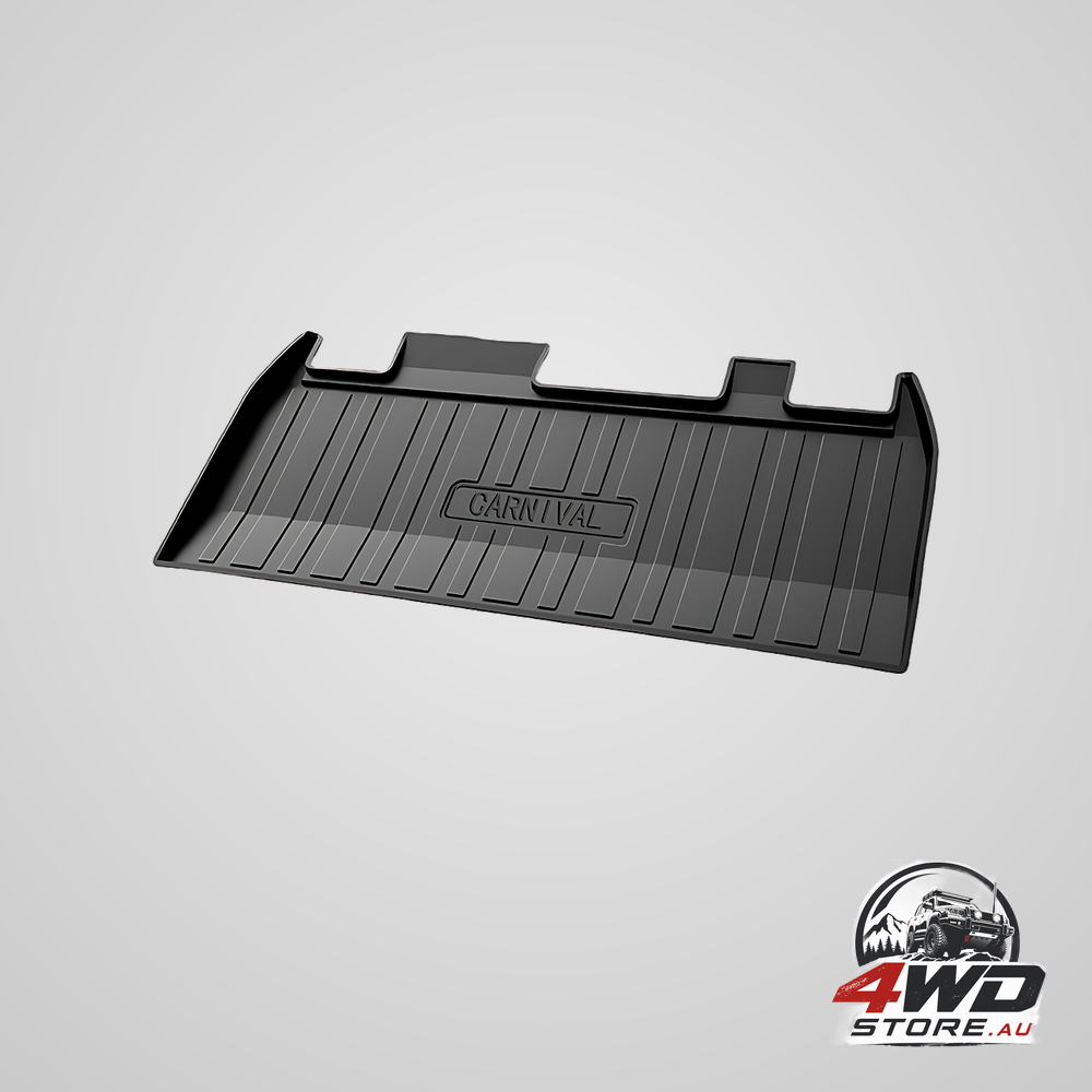 TPE cargo mat boot liner for Kia Carnival 2021-2023, all weather waterproof rear trunk mat