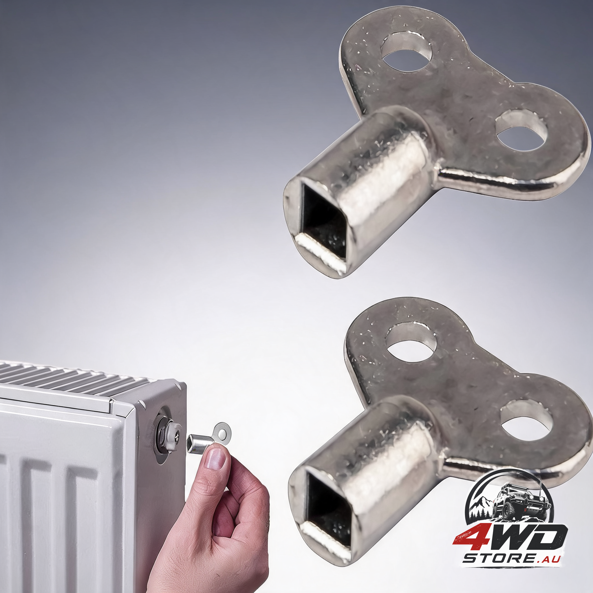 Radiator bleeding key wrench, 5.2mm, 2 pieces