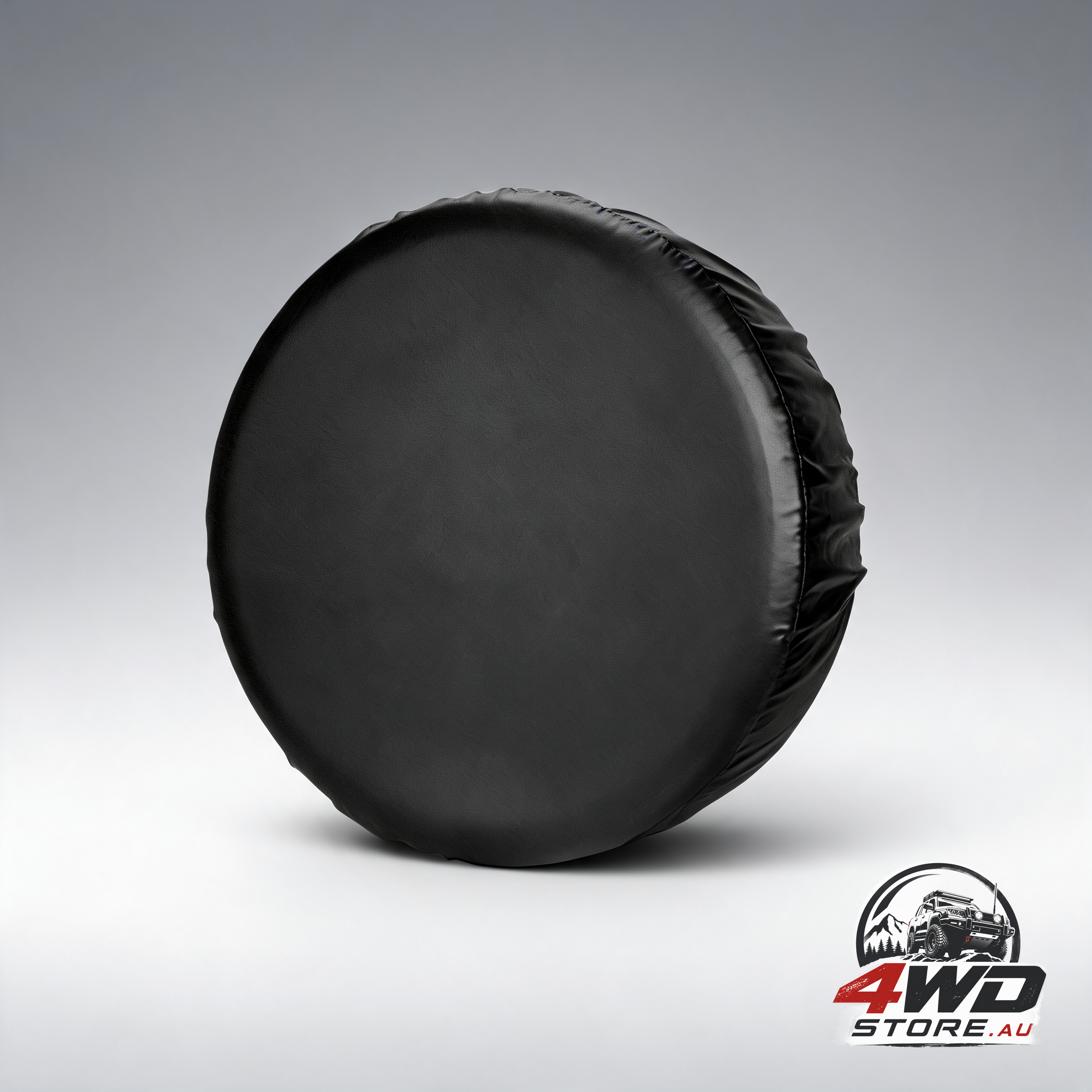 13 inch spare tyre cover, PVC leather dust cover for 56-59cm tyre diameter, black