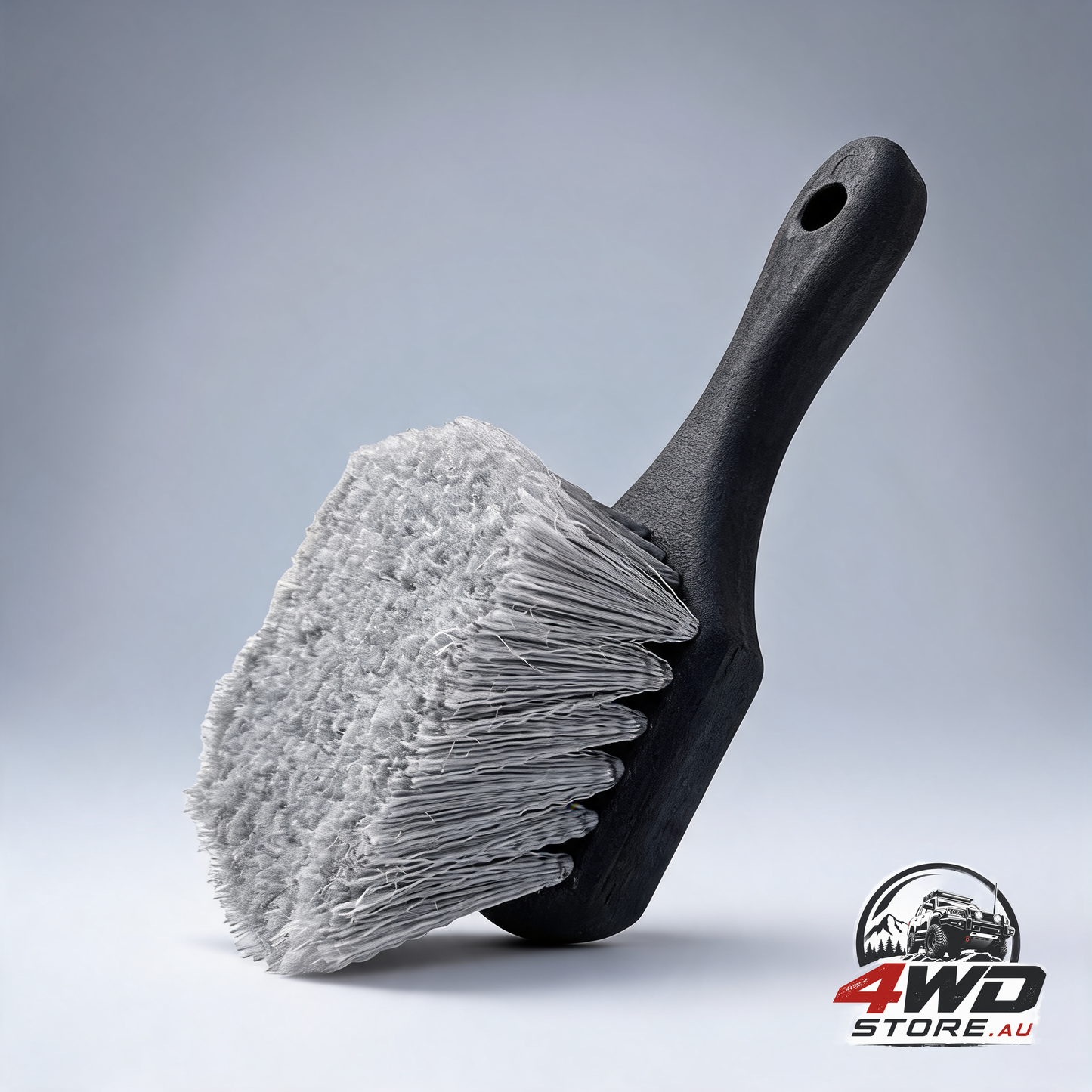Tyre brush, exterior wheel brush and tyre cleaner for car and motorcycle, black, 1 piece