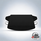 Car windscreen protection cover, windproof and snowproof 600D Oxford fabric, universal