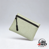 Protective car key case pouch, PU leather, unisex, green