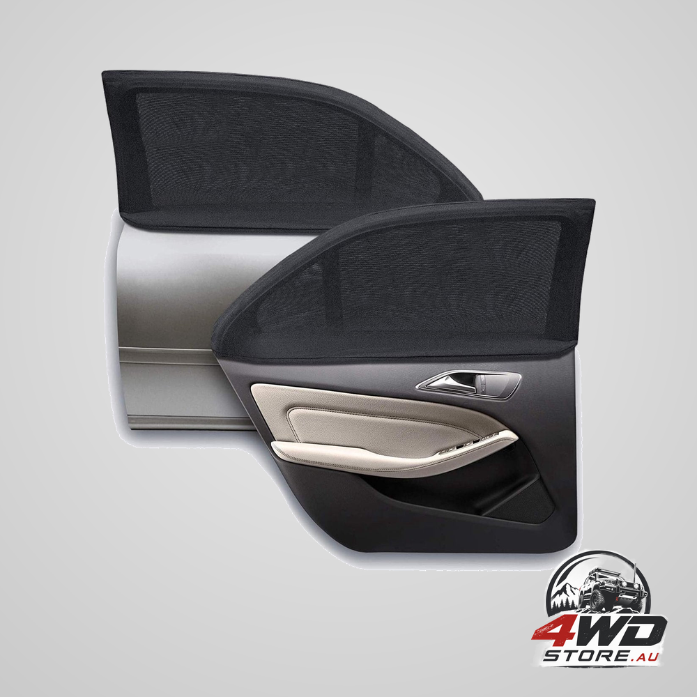 Car sunshades, set of 2 windshield sunshades that block UV rays, for rear window, black