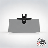 Car sun visor extension, universal polarised anti-glare sunshade, 32 x 14.5cm, black