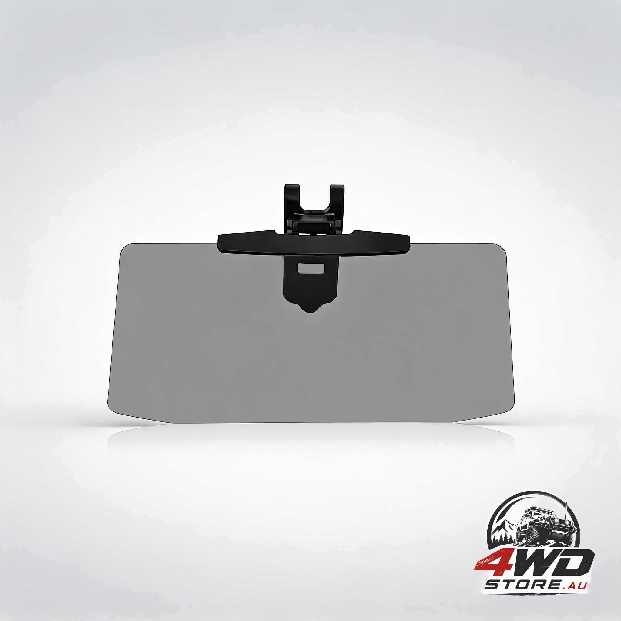 Car sun visor extension, universal polarised anti-glare sunshade, 32 x 14.5cm, black