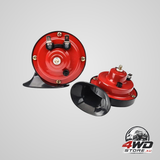 Pair of electric train air horns, 300dB V-shaped horn with rain sound for car and motorcycle
