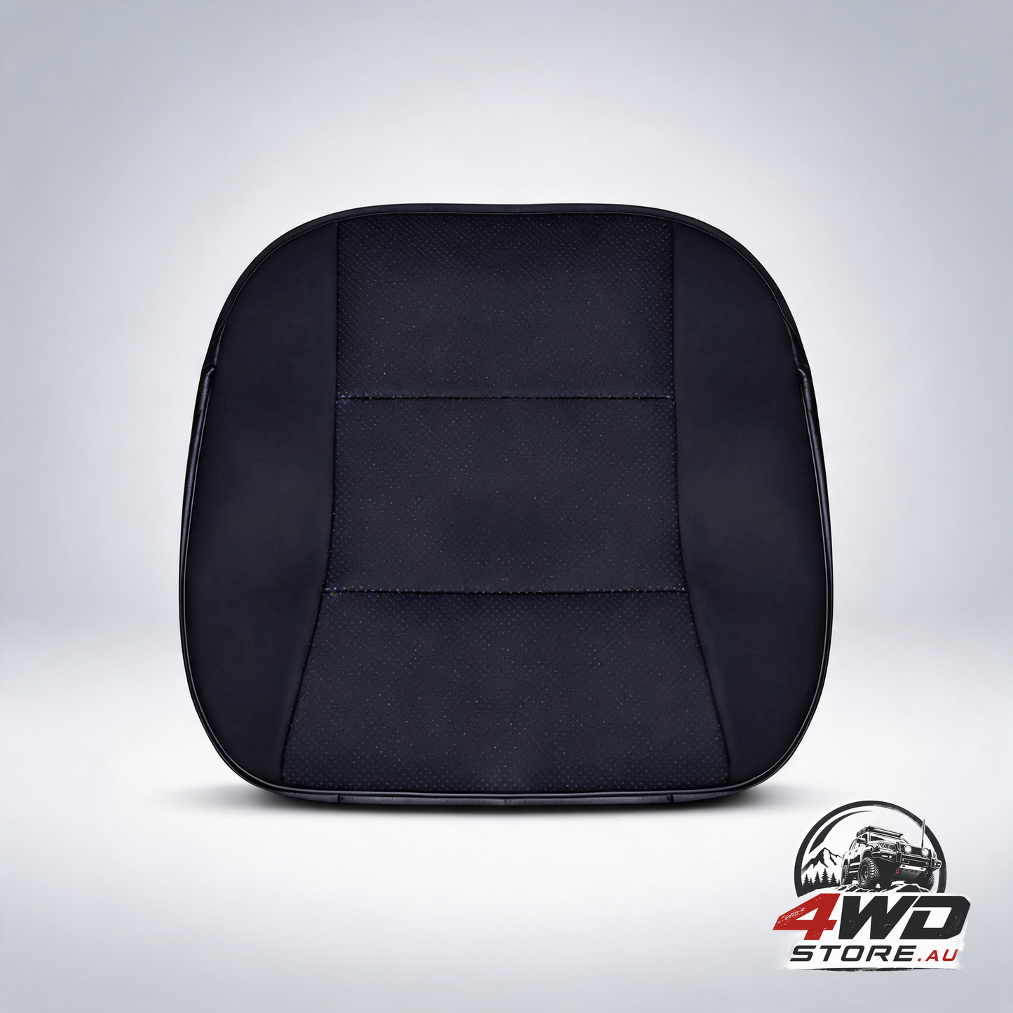PU leather car seat cushion, comfortable half pack seat pad, black, 52x50cm