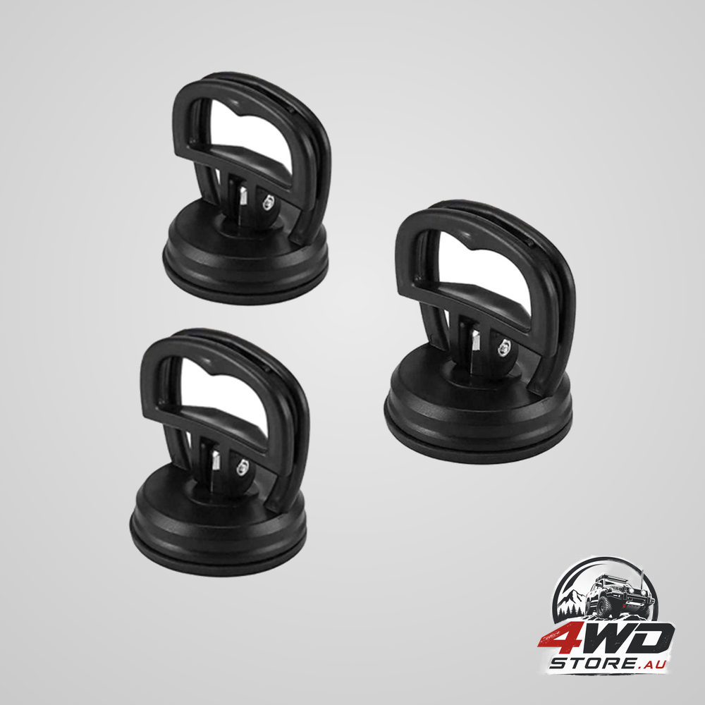 Mini car dent remover, ABS suction cup dent puller, black, 5.8 x 6.5cm, 3 pieces