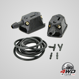Adjustable 4-hole car wiper arm washer nozzle, 8mm/9mm, fits Renault Espace 3