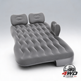 Grey Multi-Chamber car inflatable air mattress with electric pump & pillows for universal backseat sleeping and Camping(174