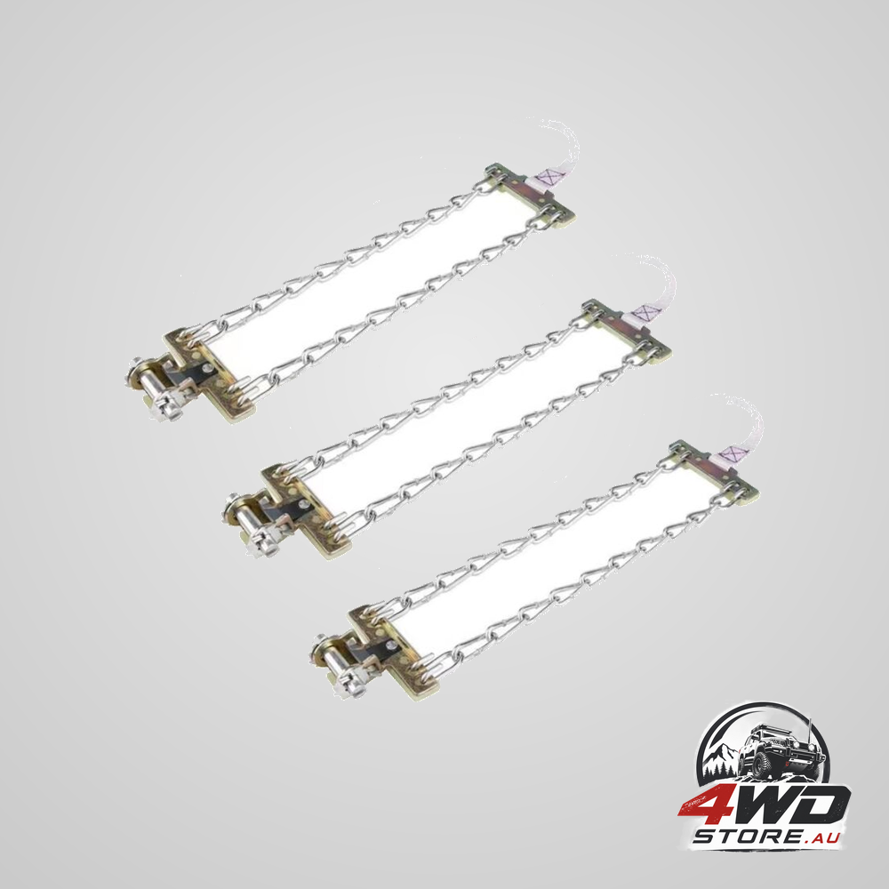 Tyre Anti-Skid chain, 3 pcs steel for car snow mud Chain(235-265Mm)