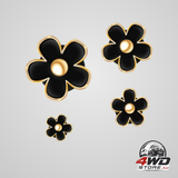 Daisy flower vent clips, 4 pcs air conditioning outlet clip diffuser car air freshener for car