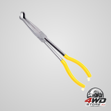 Long reach pipe grip pliers 11 inch ring nose 3/5 diameter offset spark plug boot removal