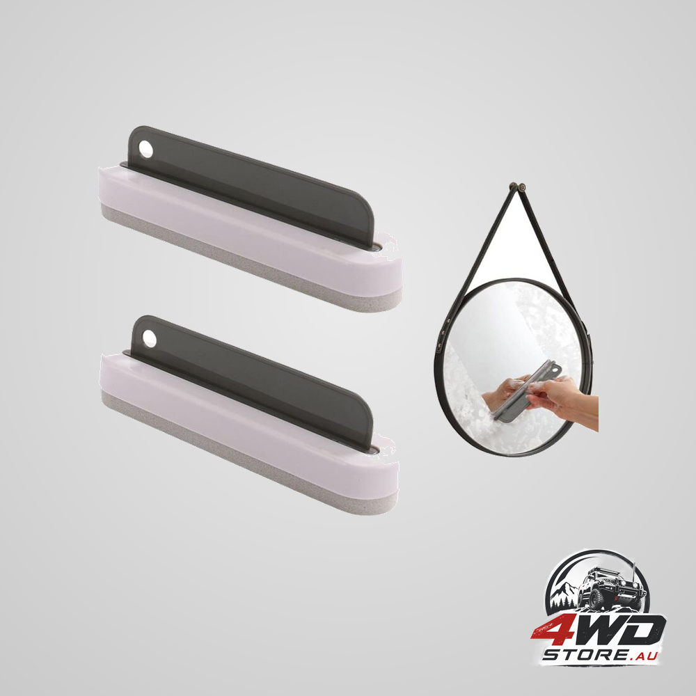 Cleaning squeegee windshield wiper and washer sponge, 2 in 1 window kit removable with for car
