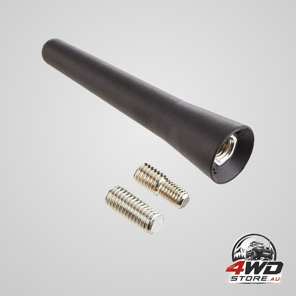 Autoparts universal 65Mm short car antenna modified carbon fibre style black