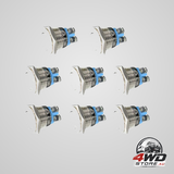Momentary metal push button switch 12V 8 pcs 16Mm for marine waterproof car rv truck boat