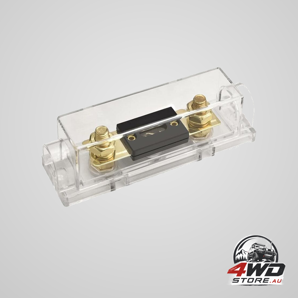 Car fuse holder - audio, video, stereo anl - gauge 0 2 4 - input and output with 250A anl