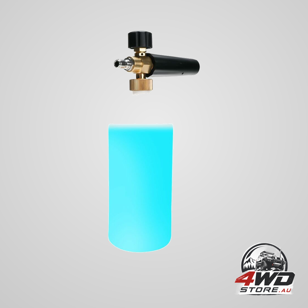 Car foam cannon, 1L lance for high pressure washer, brass parts, adjustable concentration, spray range
