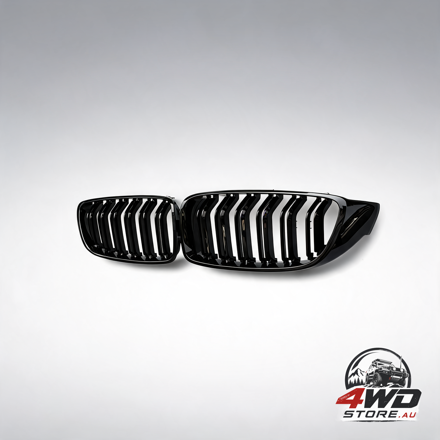 Car front grille grill - gloss black