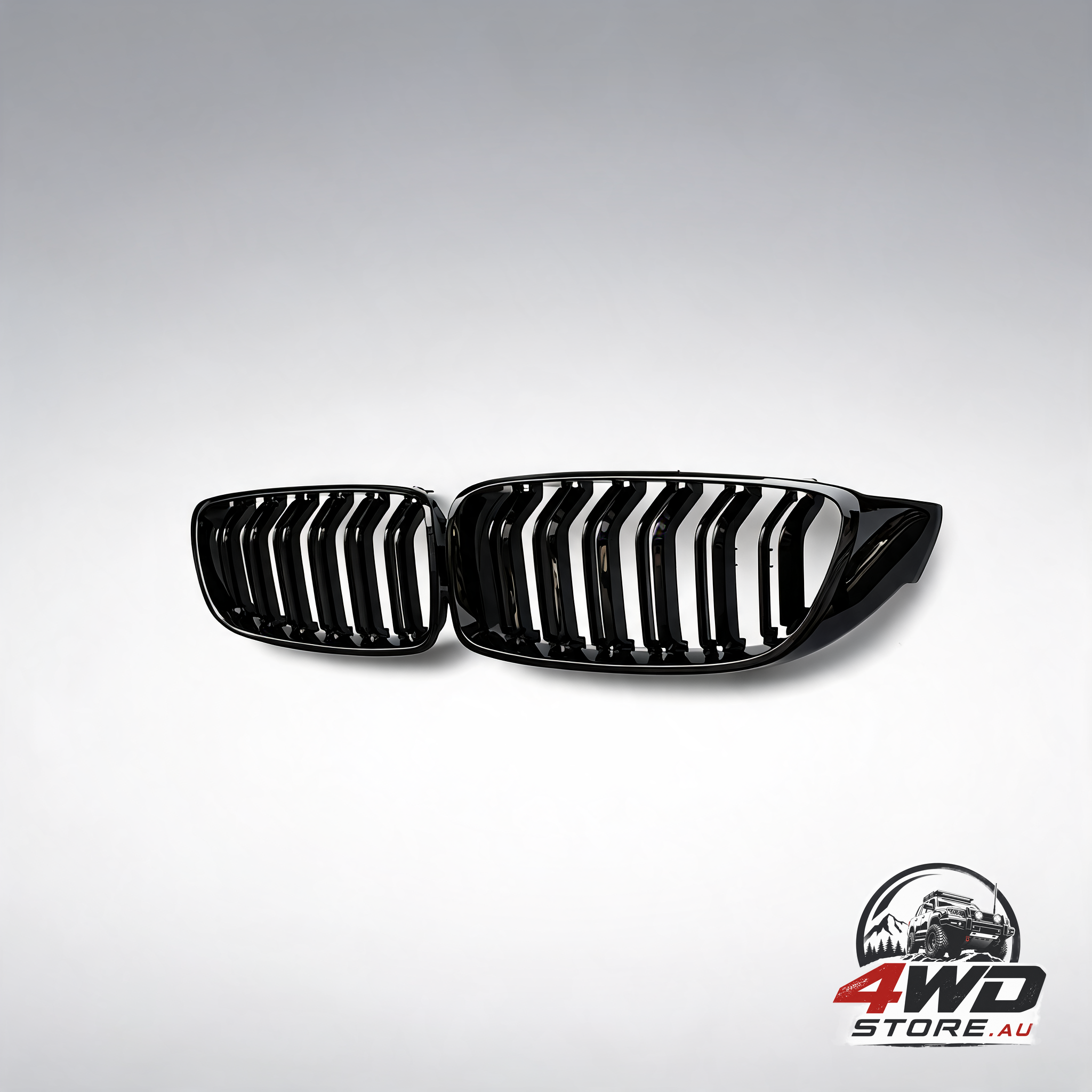 Car front grille grill - gloss black