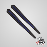 2 Pcs car bumper protector strips, universal car sticker protection front rear edge Anti-Collision strip