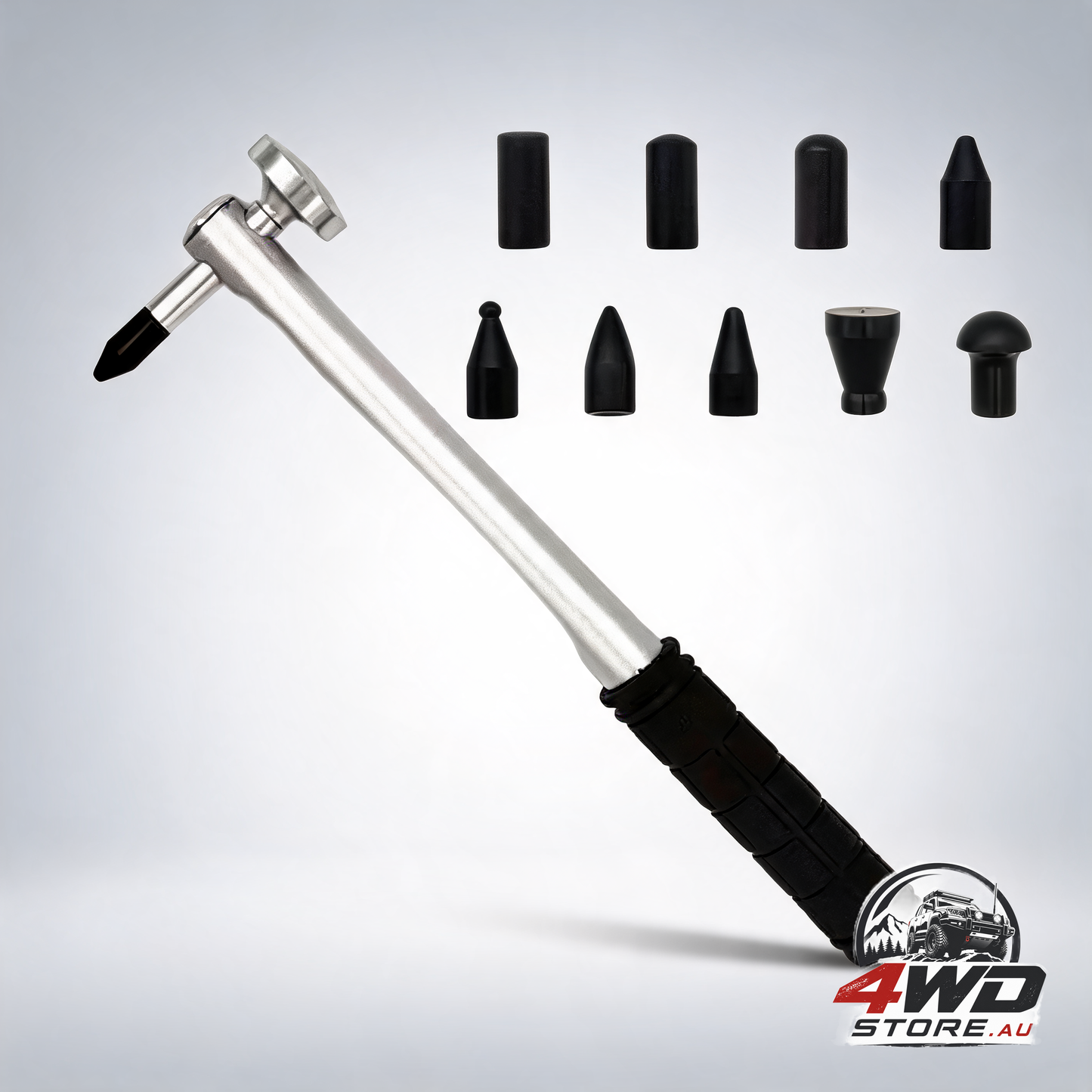 Car dent repair tool, strong hammer tap down with 9 heads, portable hand tools kit puller kit for car