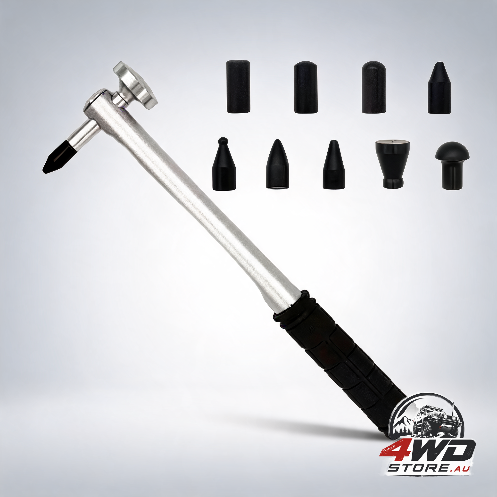 Car dent repair tool, strong hammer tap down with 9 heads, portable hand tools kit puller kit for car