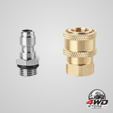 High pressure sprayer nozzle connectors, M14 thread, 1/4 quick connector, hose connection parts, snow foam bottle