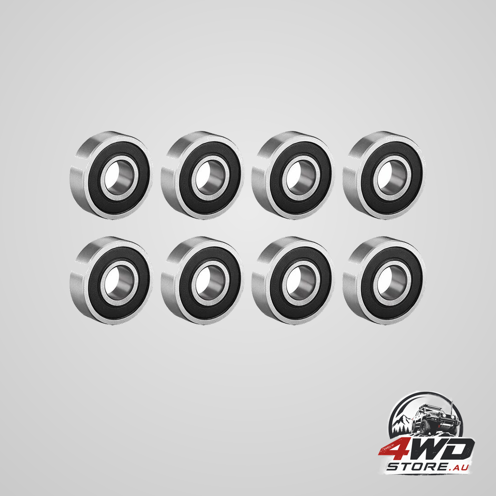 8 Pcs deep groove ball bearing 6000Rs two sealed 10X26X8Mm carbon steel
