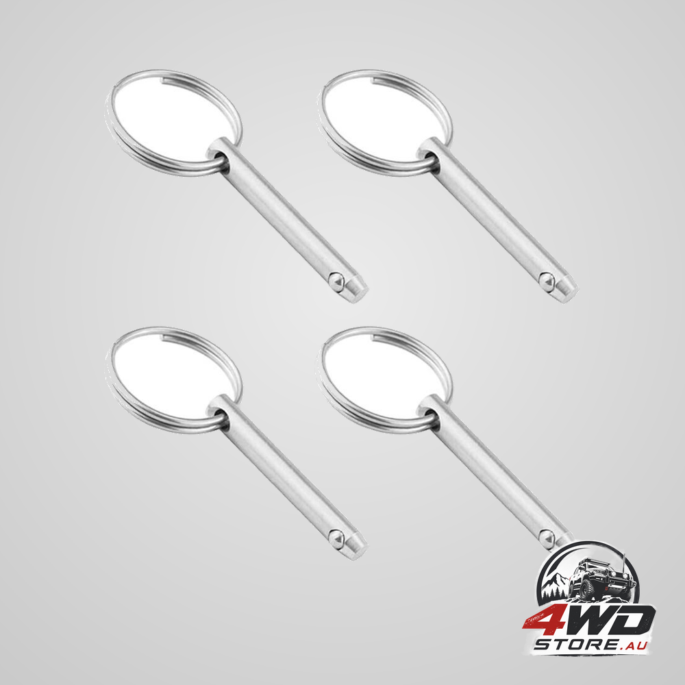 4 Pcs quick release ball pins, 316 stainless steel 6.3Mm diameter with spring loaded end