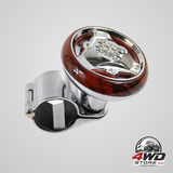 Universal car truck steering wheel assist knob ball spinner tractor handle - plating