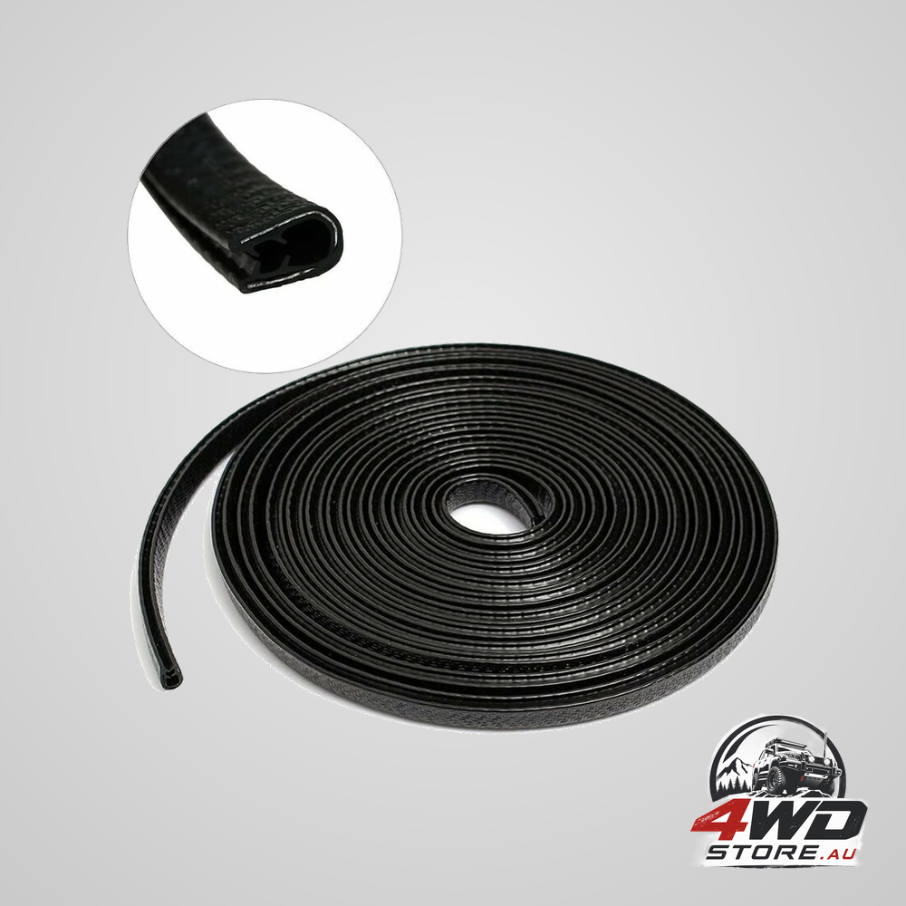 Car door edge guards 4M car bumper protector rubber and metal U shape guard strip cars boat
