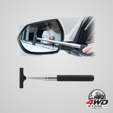 Professional car window squeegee, retractable rearview mirror wiper, expansion length is up to 98Cm