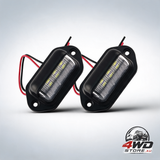 2 Pcs LED license plate light universal 6 Smd2835 convenience courtesy door step lamp for trailers rv trucks