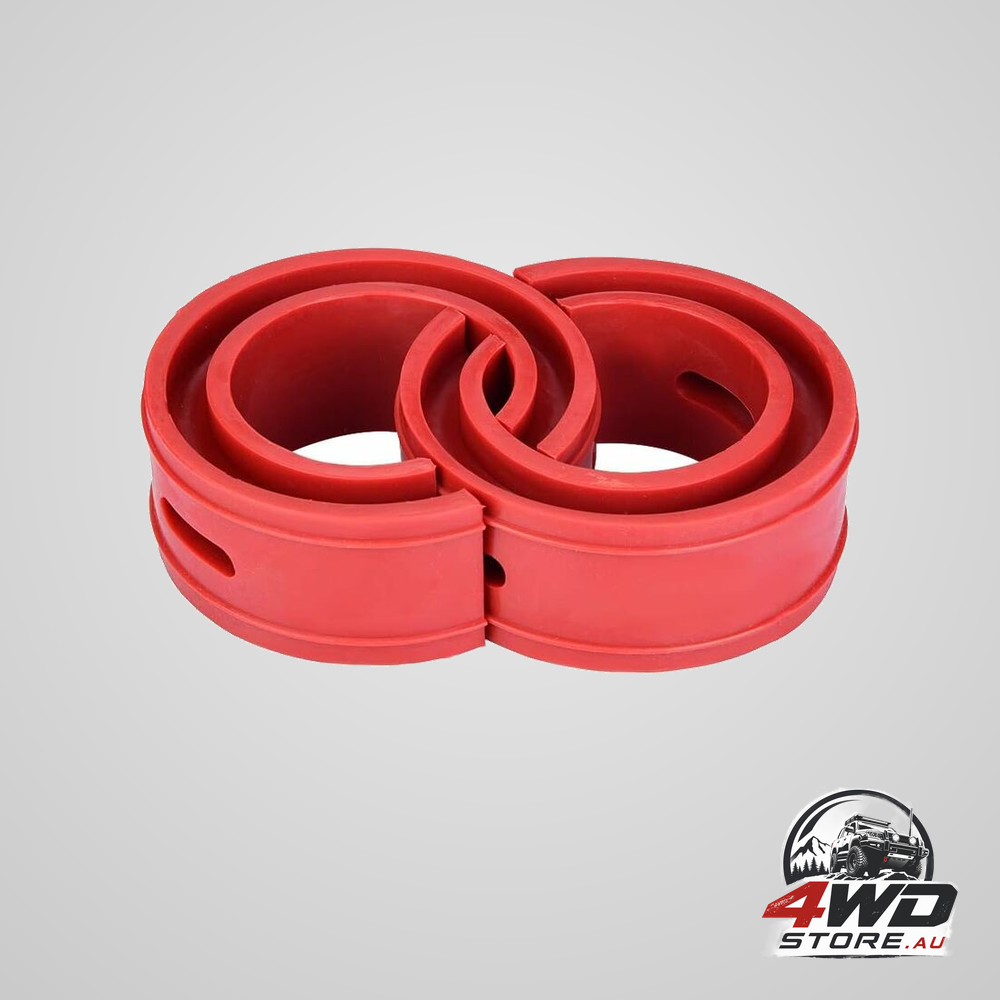 Shock absorber spring buffer 2Pc universal car red bumper cushion car Type(D)
