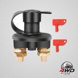 Isolator switch 12V/24V battery disconnect max 200A for car, truck, boat, vehicles power cut off kill