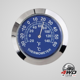 Auto car vehicle Thermometer/Hygrometer clock mini small classic dashboard thermometer car cool decoration metal alloy