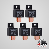 5 pcs 5 pin 12V 80A automotive relay JD2912-1Z SPDT for truck, boat and van