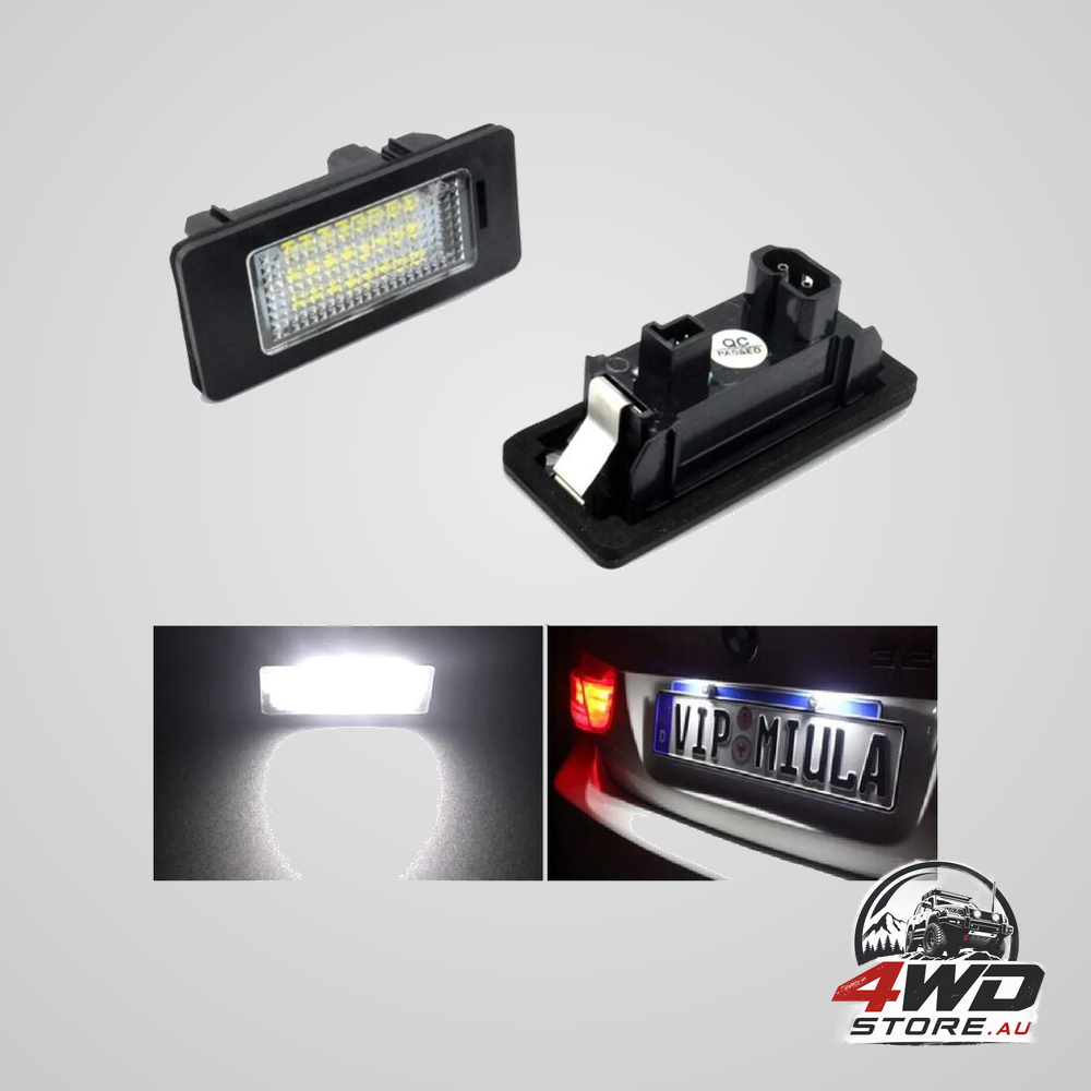 2 pcs error-free 2W 24 LED white number plate light for BMW 1, 3, 5 and X series